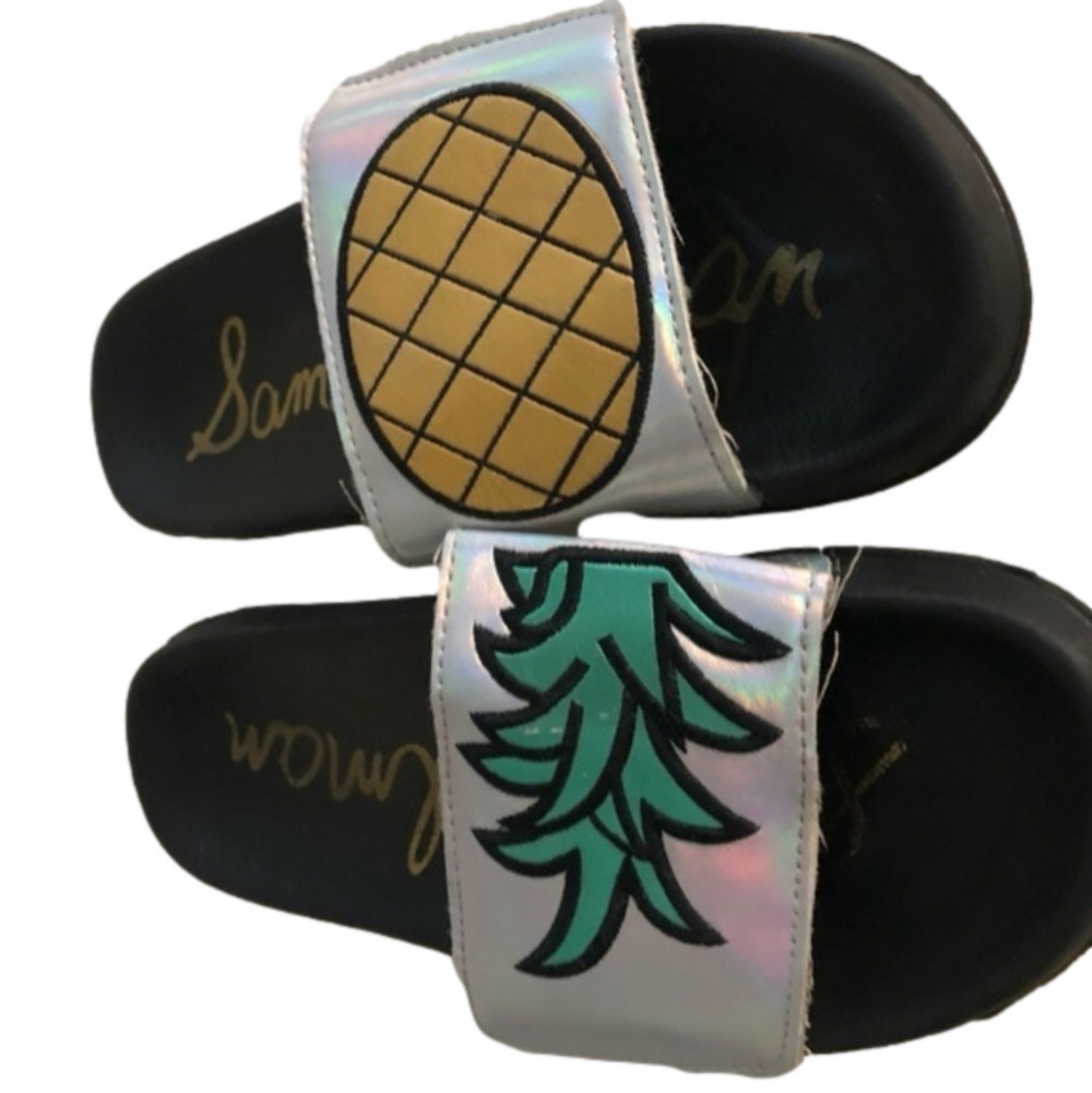 𝅺sam Edelman pineapple slippers